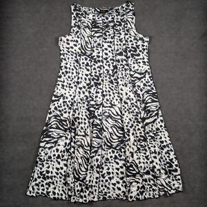 ILE New York Size 18 Leopard Print Sleeveless Versitile Dress